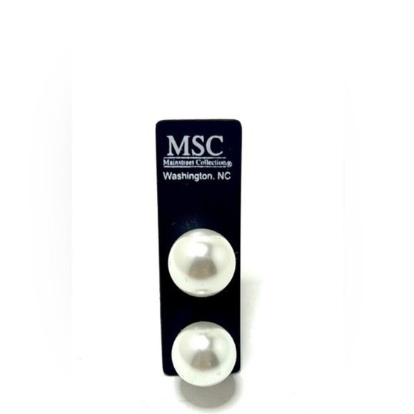 Jewelry - NEW MSC Large Faux Pearl Studs​